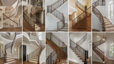 Wood Railing Staircases That Redefine a Home’s First Impression