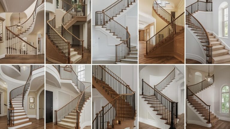 10 Wood Railing Staircases Worth the Wow Factor