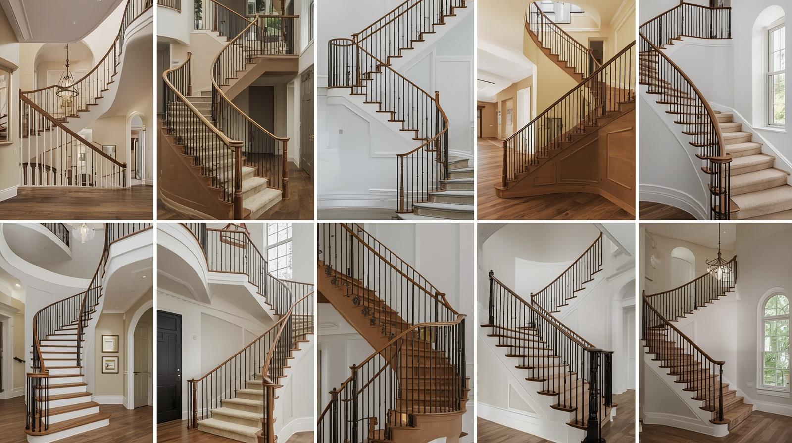 10 Wood Railing Staircases Worth the Wow Factor
