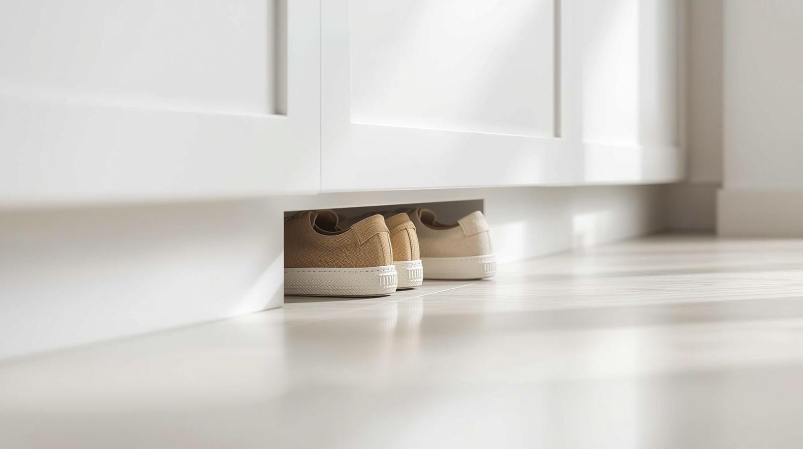 2. The Vertical Shoe Slot That Lives Flat Against the Baseboard