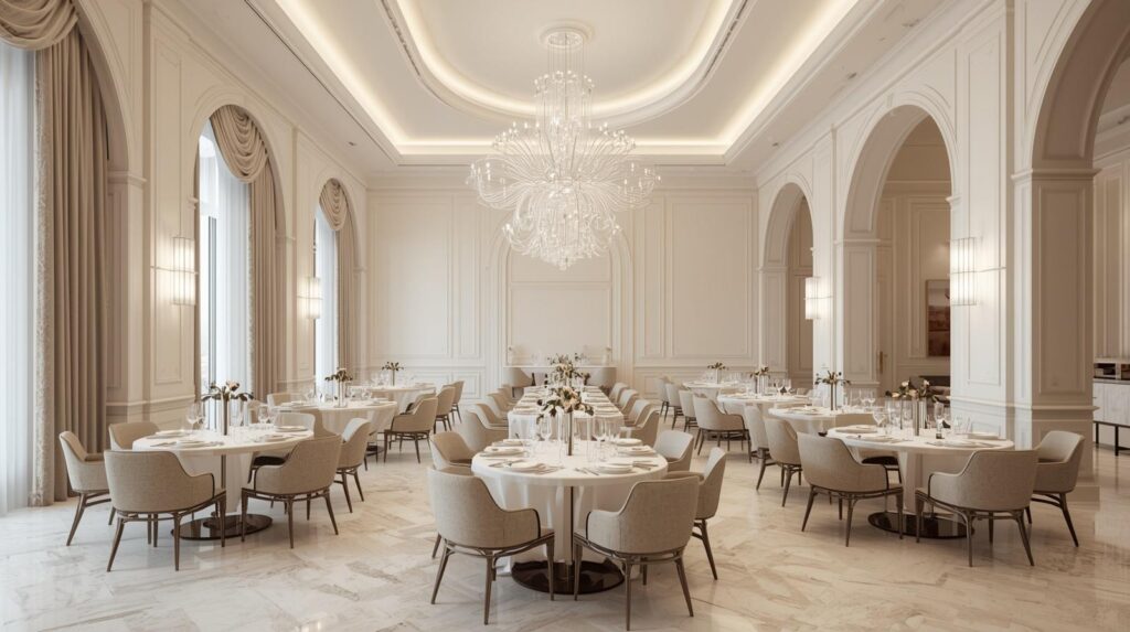 1. Commissioning Sculptural Chandeliers as Architectural Anchors