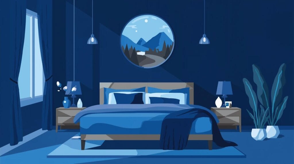 2. Sapphire Blue That Deepens After Dark