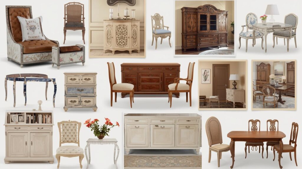 6. Sourcing Curated Antique Complementary Furniture