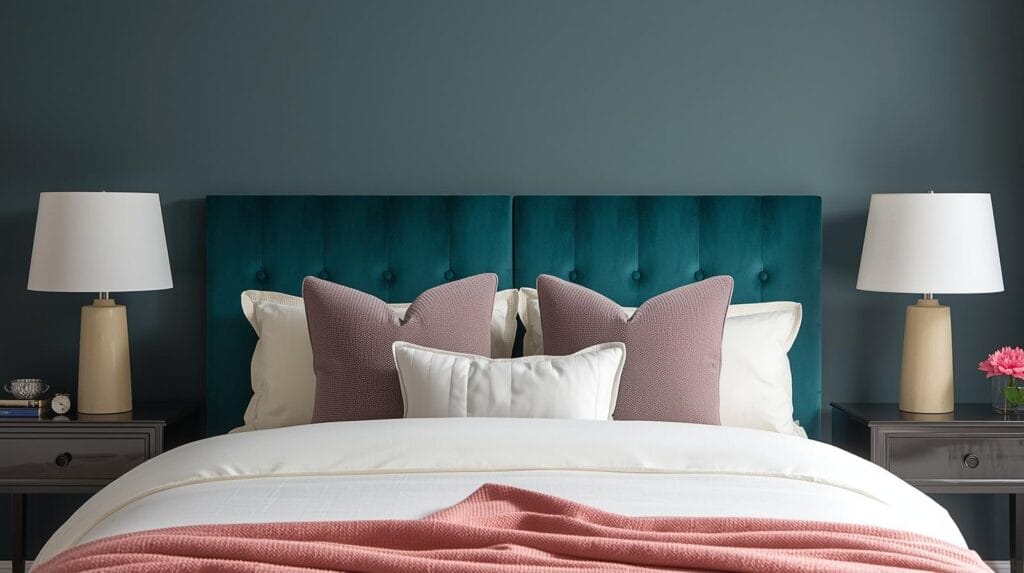 8. Jewel Tone Headboards as the Low-Commitment Entry Point