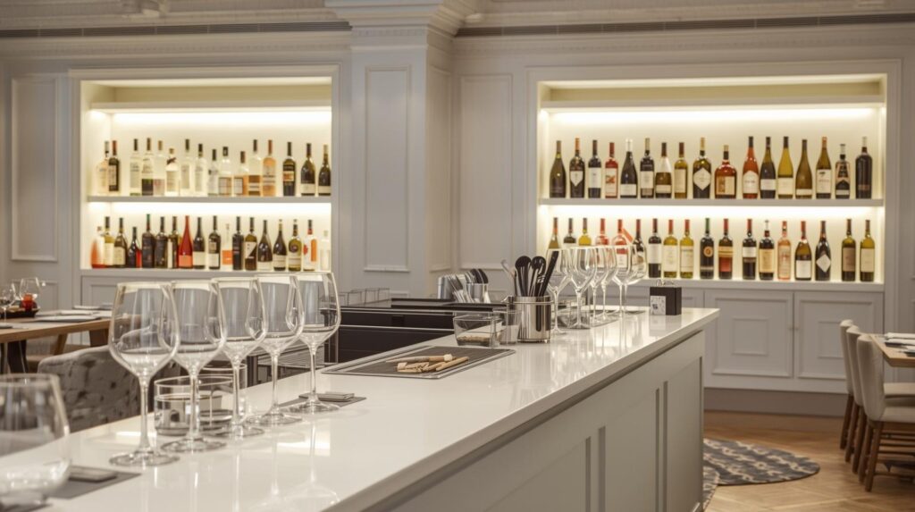 9. Creating Dedicated Sommelier Stations and Wine Displays
