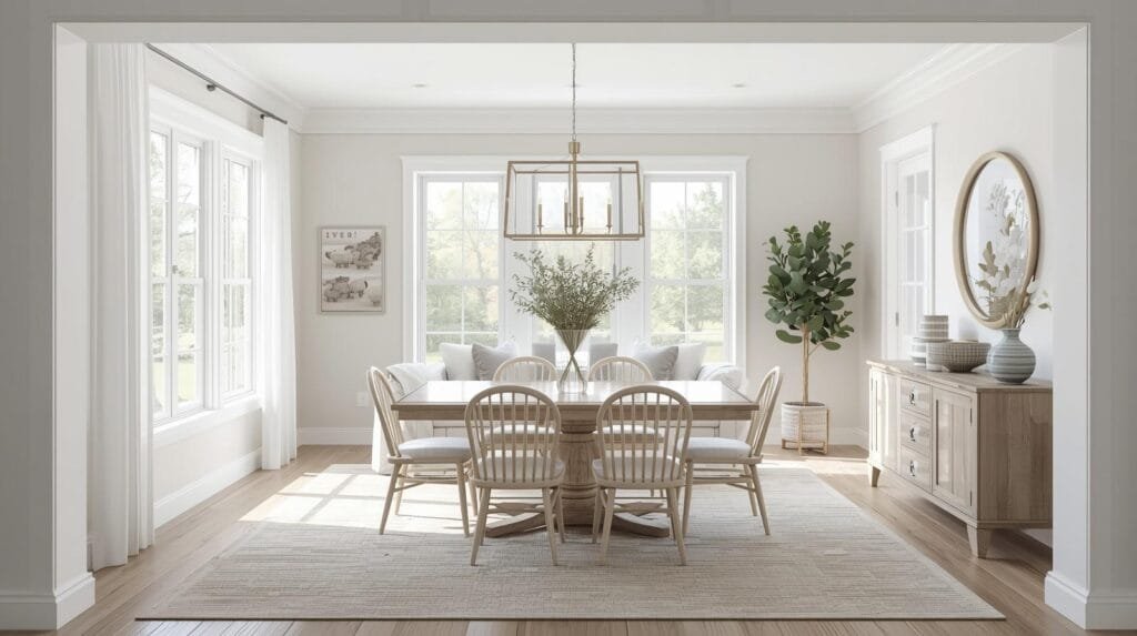 Bright Modern Farmhouse Dining Room Designs to Copy