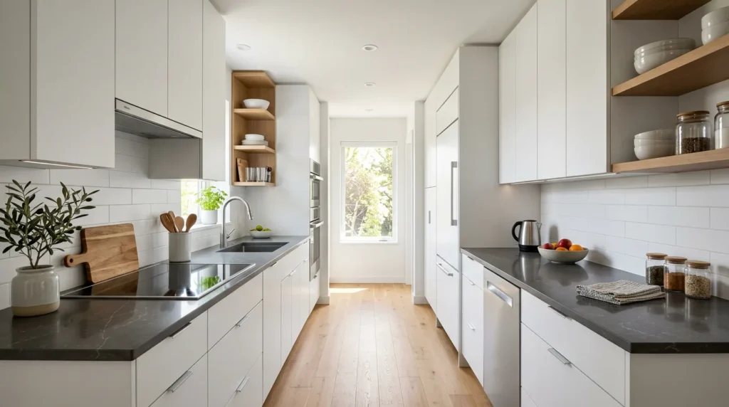 Embrace the Galley Layout Instead of Fighting It