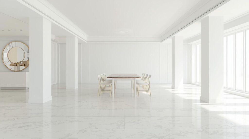 Keep the Floor and Ceiling Free of Visual Competition