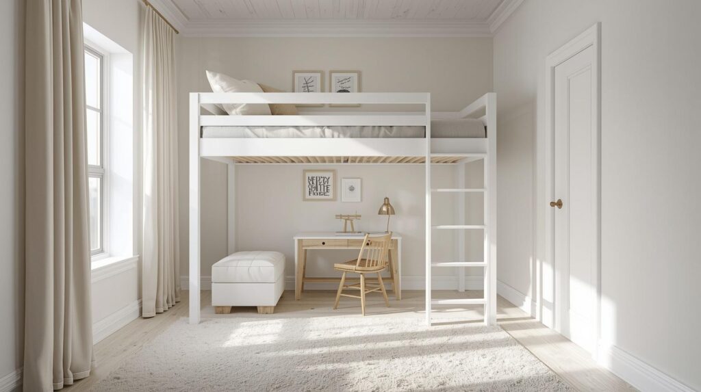 Loft Bed With Stairs Instead of a Ladder