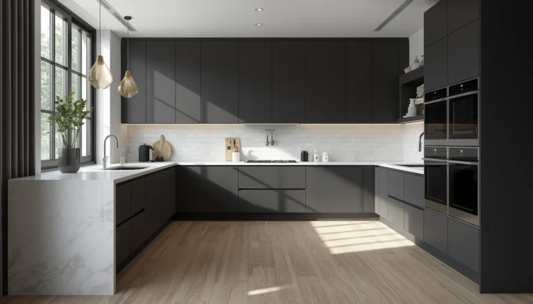 Mastering the Shadow Palette How Dark Grey Kitchens Redefine Sophistication in 2026