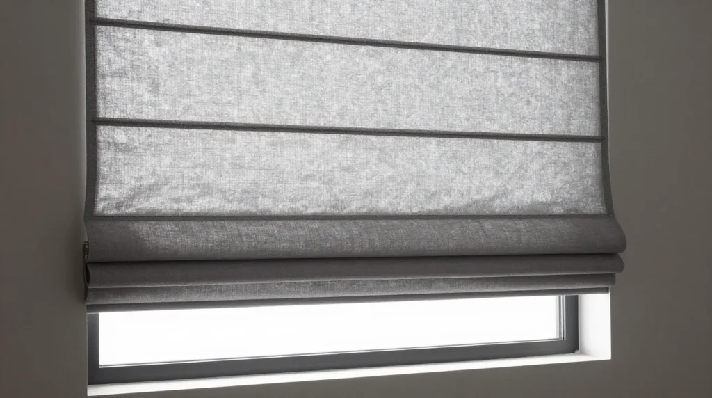 Roman Shades as a Tailored Alternative