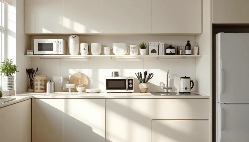 The Appliance Garage Top Shelf
