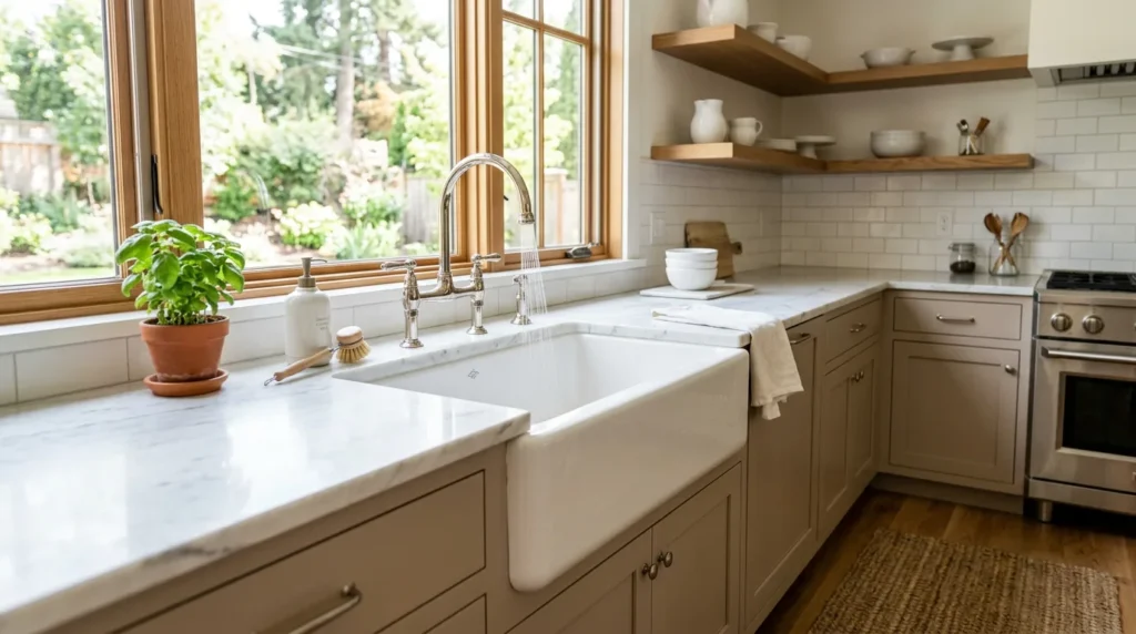 The Farmhouse Sink: Function as Feature