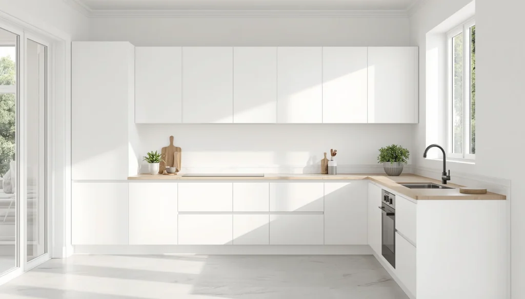 The Floating Shelf Above the Coffee Station
