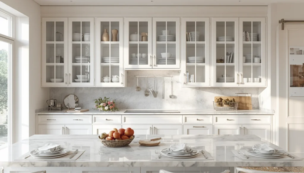 The Glass-Front Upper Cabinet Conversion