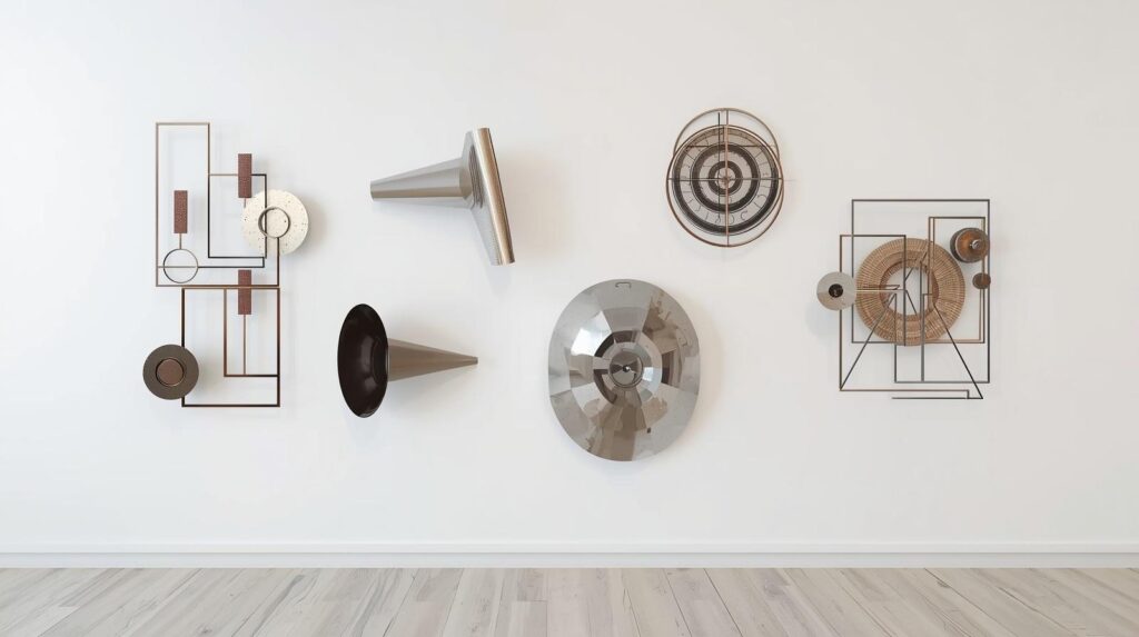The Six Idea: Dimensionality via Sculptural Metal Installations