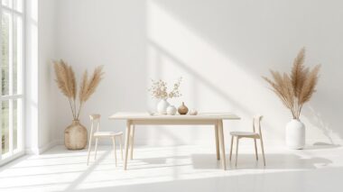 When Less Becomes More: 7 Minimalist Dining Area Ideas That Create True Calm