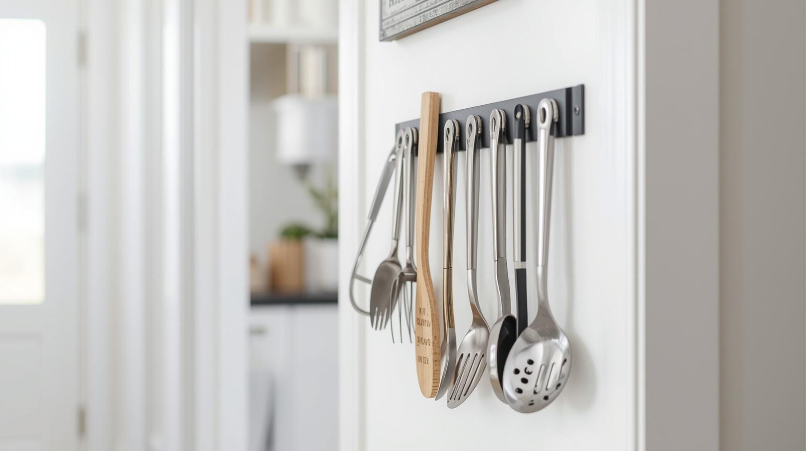 4. The Magnetic Wall Strip for Metal Objects That Vanish Daily