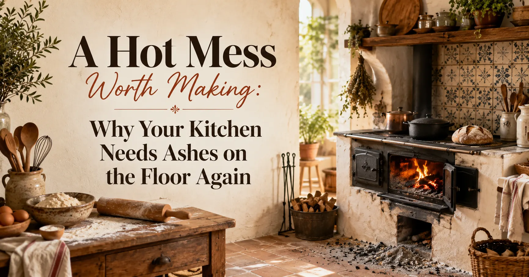 A Hot Mess Worth Making: Why Your Kitchen Needs Ashes on the Floor Again