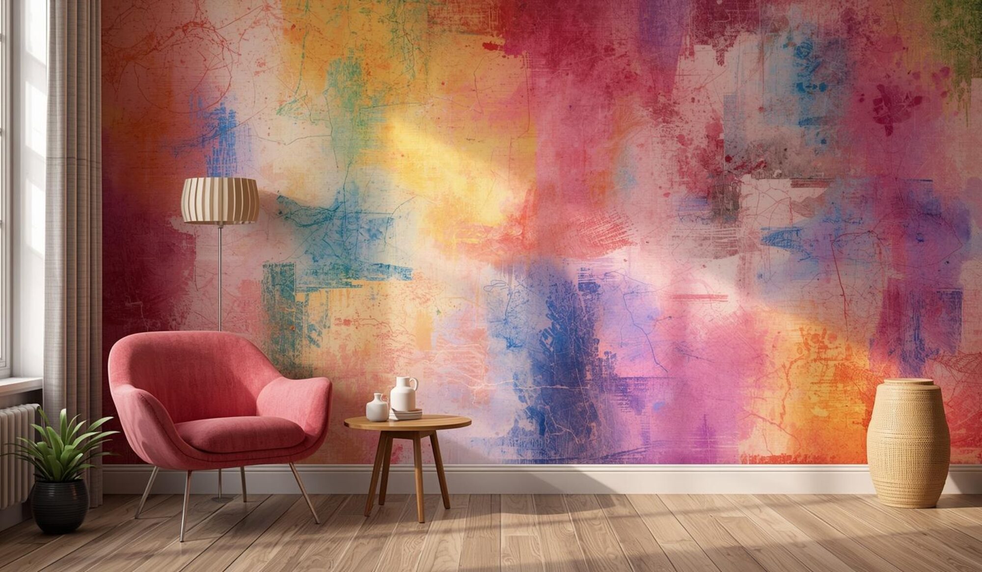 Bright and Optimistic Wall Coverings That Change the Room Atmosphere