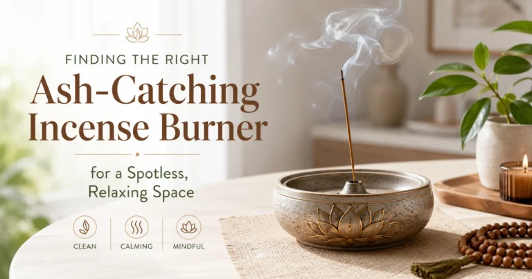 Finding the Right Ash-Catching Incense Burner for a Spotless, Relaxing Space