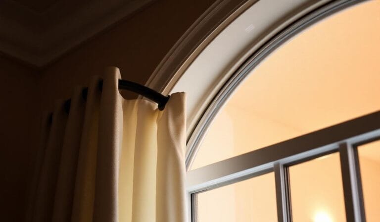 How to Hang Curtains on Arched Window Like a Pro