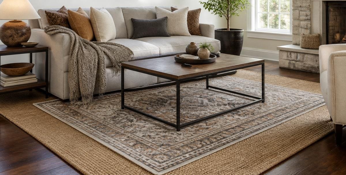 Two Rugs, One Room: The Layering Method That Actually Holds Up