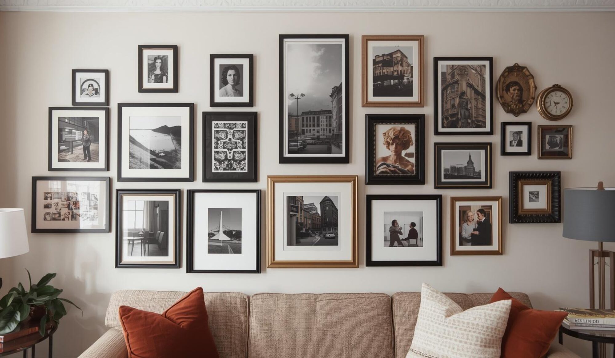 Living Room Gallery Walls That Look Collected, Not Cluttered