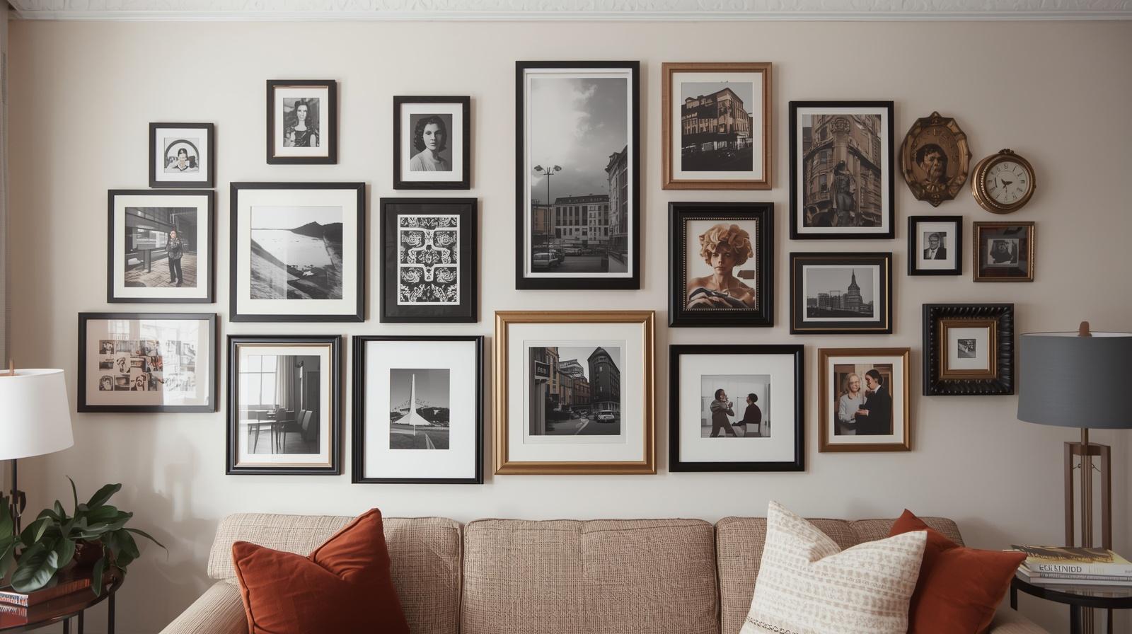 Living Room Gallery Walls That Look Collected, Not Cluttered
