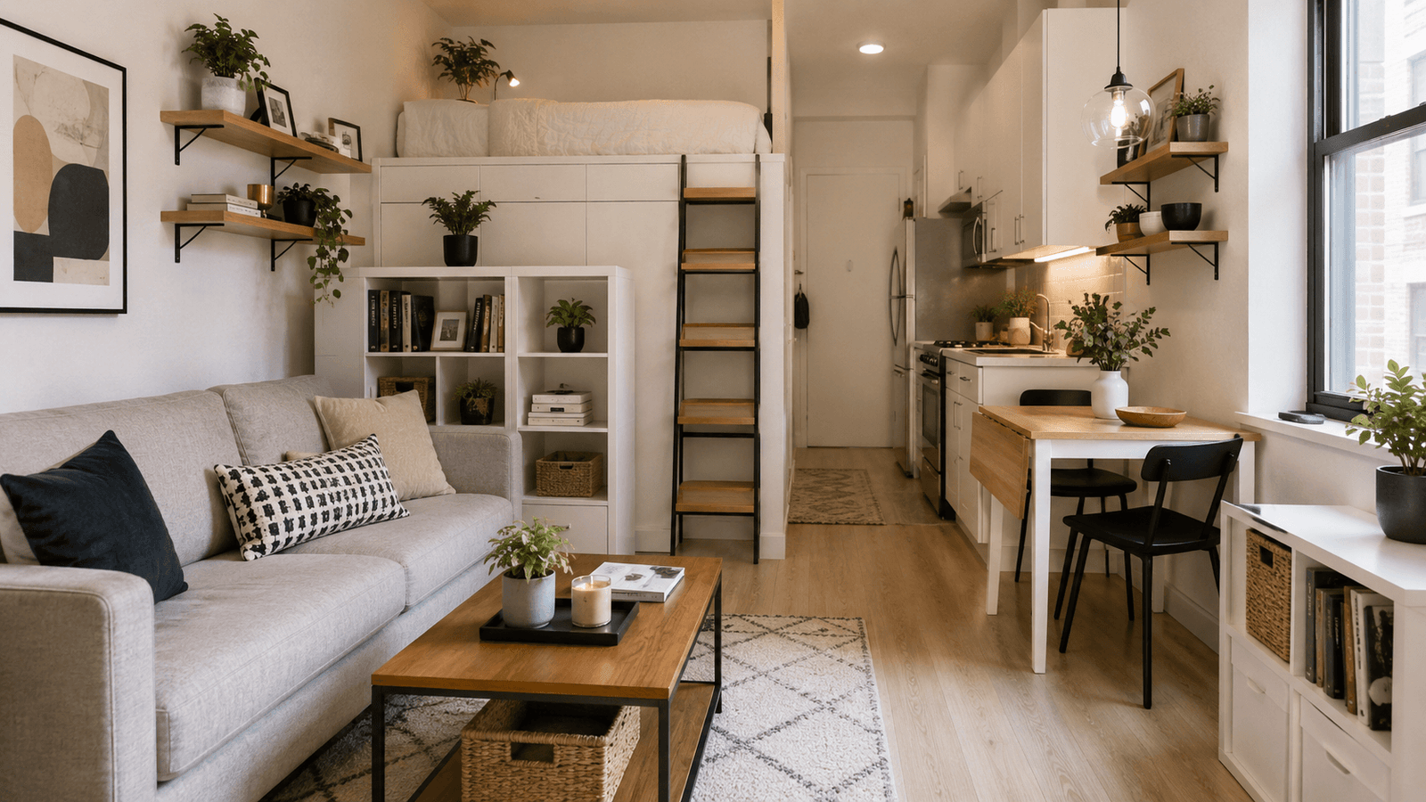 Small Apartments Can Feel Twice as Big With the Right Decor Moves