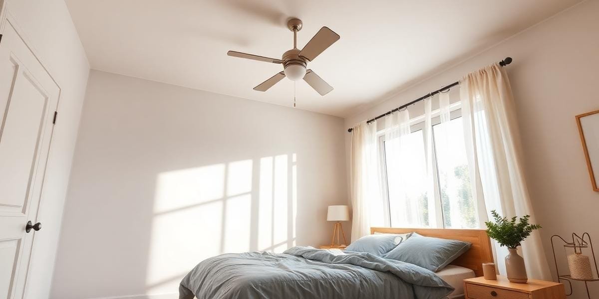 The Physics of Downward Airflow: How Your Ceiling Fan Lowers Indoor Temperatures Without Changing the Thermostat