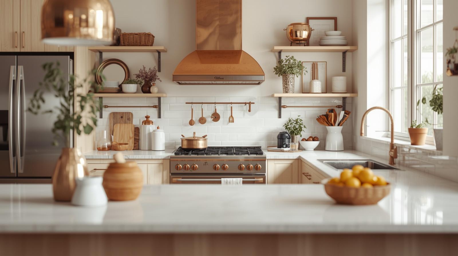 The Use of Copper and Warm Metallic Accents