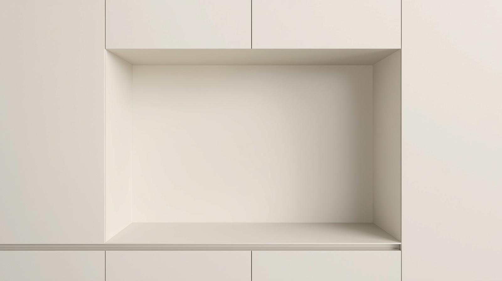 The Zero-Clearance Alcove in Modern Cabinetry