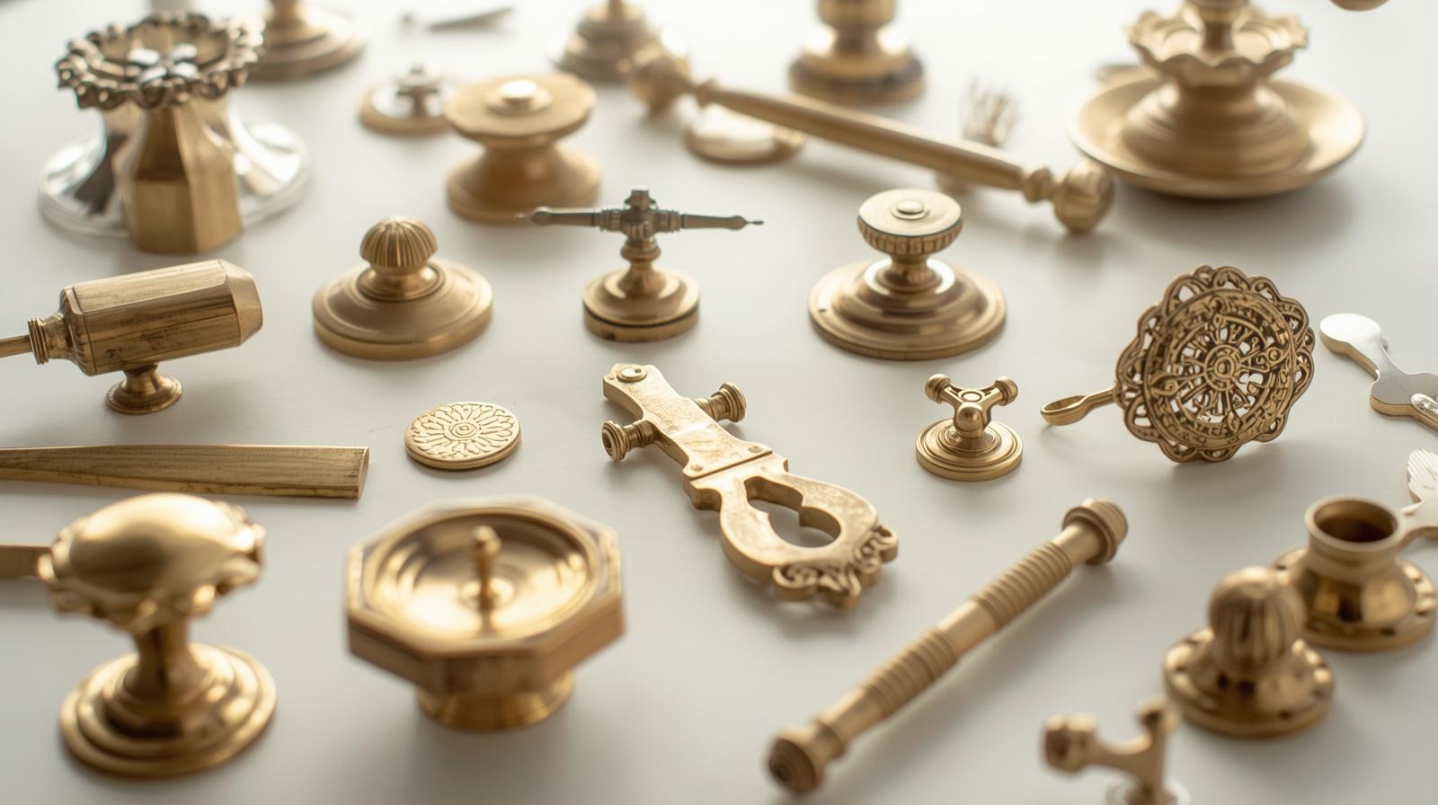 Vintage Brass and Unlacquered Hardware