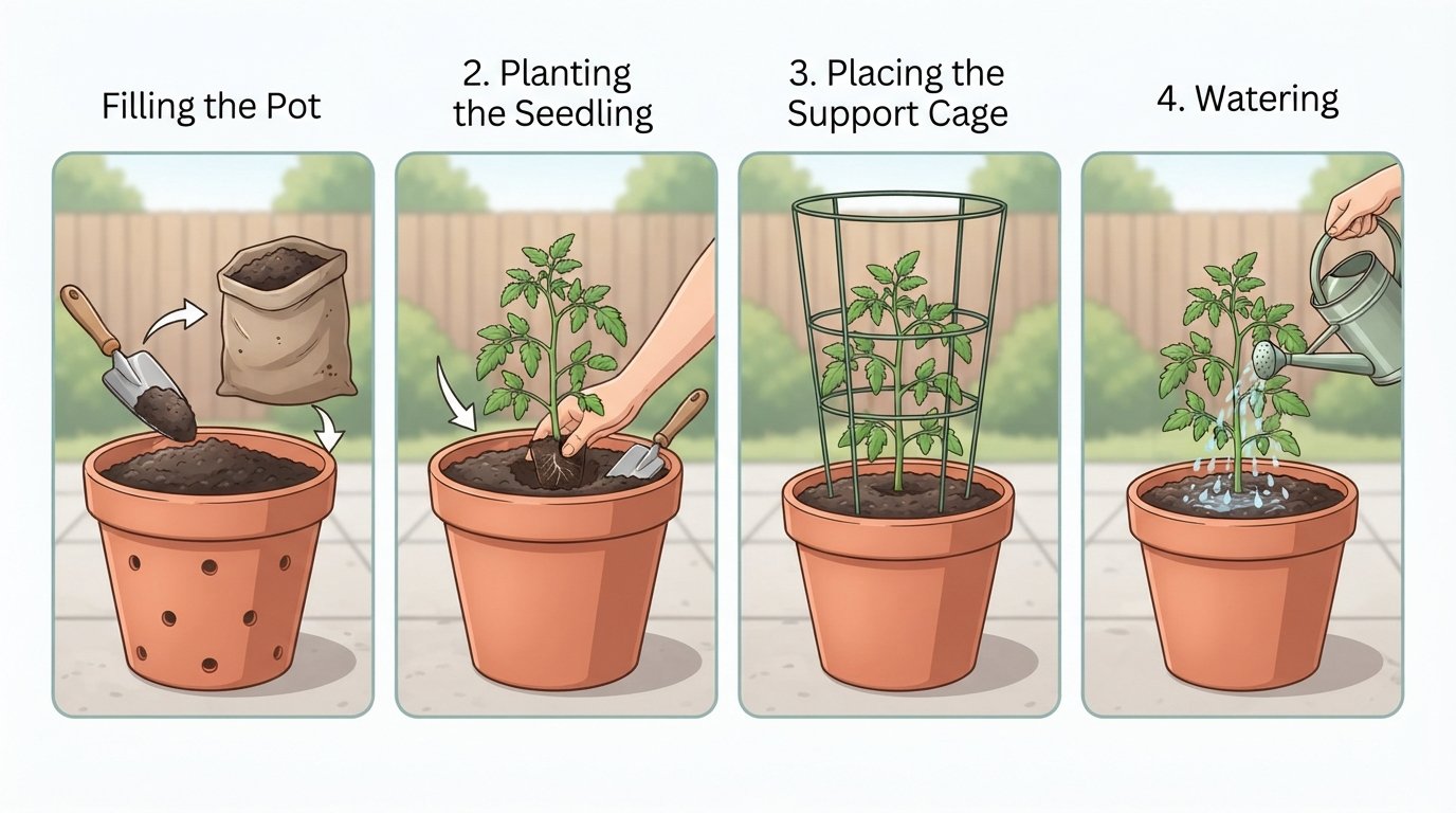 How To Grow Tomatoes In Pots